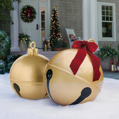 Christmas Oversized Yard Jingle Bell - 24