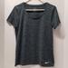 Nike Tops | Nike Dri-Fit Heather Blue/Black Short Sleeve Scoop Neck T-Shirt | Color: Black/Blue | Size: S