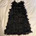 Zara Dresses | Black Fringe Dress | Color: Black | Size: M