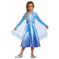 Disney Official Deluxe Frozen Elsa Dress Up for Girls, Frozen Dress Costume Kids, Princess Costumes for Girls Fancy Dress Outfit, World Book Day Costumes for Girls S