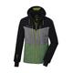 Skijacke KILLTEC "KSW 45 MN SKI JCKT" Gr. L, bunt (schwarz, grau, grün) Herren Jacken Skijacken