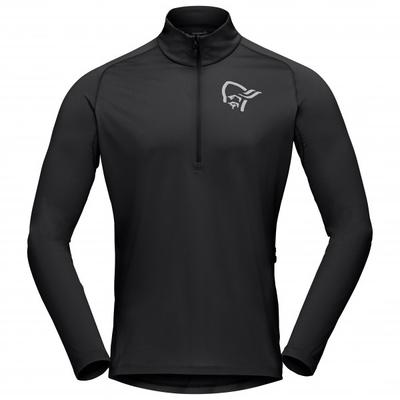Norrøna - Fjørå Equaliser Long Sleeve Zip Top - Radtrikot Gr M schwarz Image