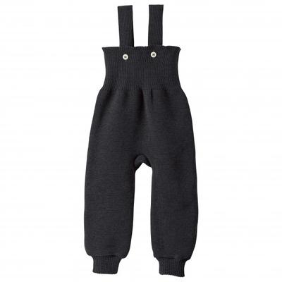 disana - Kid's Strick-Trägerhose - Overall Gr 62/68 schwarz