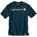 Carhartt EMEA Core Logo Workwear Short Sleeve T-shirt, bleu-jaune, taille S