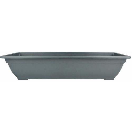 2 PCs Große Blumentöpfe Blumenkasten mit Entwässerungsloch (69 x 57 x 14,5cm), Hochwertige Plastik
