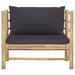 Bay Isle Home™ Zhora Patio Chair w/ Cushion Wood in Black/Brown/Gray | 23.6 H x 29.1 W x 27.6 D in | Wayfair 12E59D43AD514075AFADD70B0B2F745A