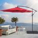 AOOLIMICS 10ft Offset Patio Umbrella Hanging Market Umbrellas