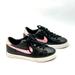 Nike Shoes | Nike Womens Sweet Classic Leather Sneakers Size 6.5 | Color: Black/Pink | Size: 6.5