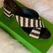 Kate Spade Shoes | Kate Spade Sandal | Color: Black/Cream | Size: 10