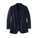 Men's Big & Tall KS Signature 2-Button Classic Blazer by KS Signature in Black Twill (Size 60)