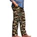 Men's Big & Tall Boulder Creek® Renegade Side-Elastic Waist Cargo Pants by Boulder Creek in Deep Camo (Size 44 40)