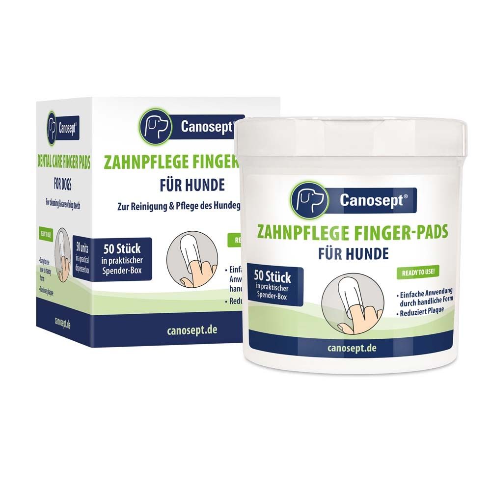 Canosept Zahnpflege Finger-Pads f.Hunde 50 St Pads Image