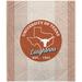 Texas Longhorns 60'' x 70'' Home State Circle Flannel Fleece Blanket
