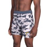 Men's Concepts Sport Charcoal Los Angeles Rams Invincible Knit Boxer Brief