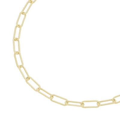 Giorgio Martello Milano - Kette Kordel-Optik, vergoldet, Silber 925 Ketten 1 ct Gold Damen