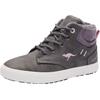 Sneaker KANGAROOS "Kavu X", Gr. 30, grau (grau, rosa), Synthetik, Textil, sportlich, Schuhe, gefüttert