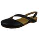 El Naturalista Damen Sling Ballerinas PANGLAO, Frauen Flats,Slip-ons,Slingback,Leder,Ballerinen,Pumps,Halbschuhe,Slipper,Black,36 EU / 3.5 UK