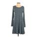 Old Navy Casual Dress - A-Line: Blue Dresses - Women's Size Small