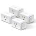 TP-Link EP25 Kasa Smart Wi-Fi Plug Slim with Energy Monitoring (4-Pack) EP25P4