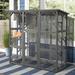 JOVNO Large Wooden Catio Outdoor Cat Playpen, Enclosure Solid Wood in Gray | 59.33 H x 63 W in | Wayfair 1PS9802MGR-05