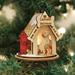 Old World Christmas Boxer Hanging Figurine Ornament Wood in Brown | 2.75 H x 3 W x 2.75 D in | Wayfair 81004