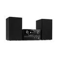 Connect System S Stereoanlage Boxen 20Wmax Internet/DAB+/UKW CD-Player Schwarzes Holz