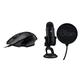 Logitech G502 X Kabelgebundene Gaming-Maus + Logitech Blue Yeti Game-Streaming-Kit mit Yeti-USB-Gaming-Mikrofon - Schwarz