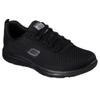 Berufsschuh SKECHERS "Ghenter-Bronaugh Schnürschuh" Gr. 36, schwarz, 36, Textil, Synthetik, Schuhe, Schnürschuh für Gastronomie mit Skechers Memory Foam Innensohle