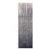 Shahbanu Rugs Gray and Blue, Pure Wool Hand Knotted, Modern Ombre Design Densely Woven, Runner Oriental Rug (2'6" x 8'0")