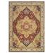 Shahbanu Rugs Terracotta Red Antiqued Fine Heriz Re-Creation Densely Woven Natural Dyes Wool Hand Knotted Rug (10' x 14'1")