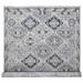 Shahbanu Rugs Silver Gray Anatolian Design Supple Collection Thick and Plush Soft Wool Hand Knotted Oversized Rug (11'9"x14'8")