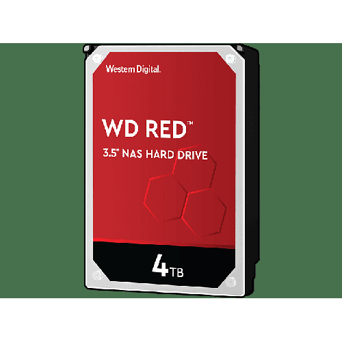WD Red™ Festplatte, 4 TB HDD SATA 6 Gbps, 3,5 Zoll, intern