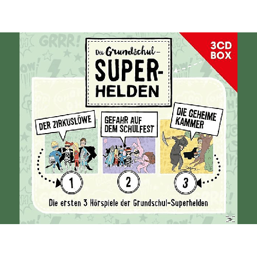 Die Grundschul-superhelden - Grundschul-Superhelden 3-CD-Box Vol.1 (CD)