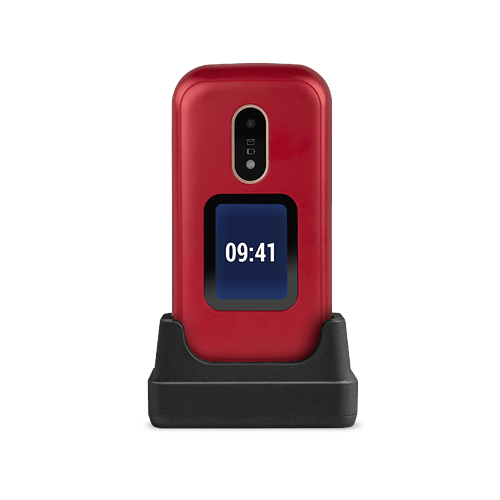 DORO 6060 ROT Seniorenhandy, Rot