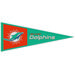 WinCraft Miami Dolphins 13" x 32" Wool Primary Logo Pennant