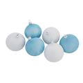 Classic Glass Orb Ornaments - Assorted Set of 6 - Blue & Ice Silver - Ballard Designs Blue & Ice Silver - Ballard Designs