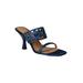 Wide Width Women's Vardana Sandal by J. Renee in Navy (Size 12 W)