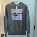 American Eagle Outfitters Other | American Eagle Graphic Hoodie | Color: Gray | Size: Small