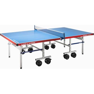 Tischtennisplatte JOOLA "JOOLA Tischtennisplatte Aluterna", blau, TischtennisplattenB:152,5cm H:76cm L:274cm, doppelte Kippsicherung, B:152,5cm H:76cm L:274cm