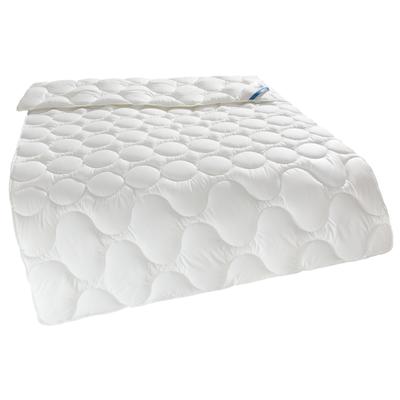 Kunstfaserbettdecke BECO "EcoWell Bettdecken für Sommer und Winter, Decke", beige (natur), B:200cm L:200cm, Obermaterial: 100% Polyester, Bettdecken, Bettdecke 135x200 cm, 155x220 cm und weitere Größen, blauer Engel Image