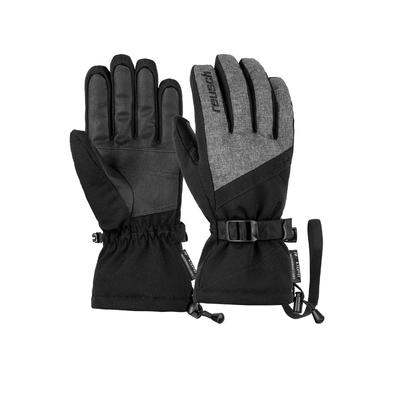 Skihandschuhe REUSCH "Outset R-TEX XT", Damen, Gr. 7,5, schwarz (schwarz, grau), 89% Polyester, 9% Polyurethan, 2% Elasthan, mehrfarbig, casual, Handschuhe, mit elastischer Handgelenksschlaufe Image