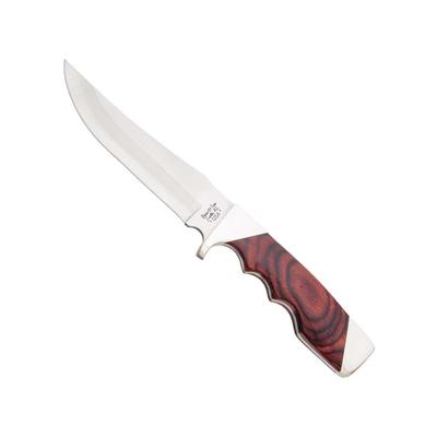 Bear and Son Knives Trophy Hunter Fixed Blade Knife 4.38in 440 Stainless Steel Skinner Rosewood Handle 277R