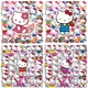 Autocollants de dessin animé Hello Kitty 50 pièces autocollant étanche esthétique Kawaii pour