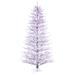 Vickerman 693155 - 4.5' x 34" Artificial Flocked Slim Pistol Pine Christmas Tree (K226045)