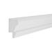 Plastic 1" Thick x 1" Wide x 96" Length Wall Base in White Plastic Trim Architectural Products by Outwater L.L.C | 96 H x 1 W x 1 D in | Wayfair