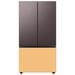 Samsung Bespoke 30 cu. ft. 3-door Refrigerator w/ Beverage Center & Custom Panels Included in Pink/Blue/Black | 70 H x 35.75 W x 34.25 D in | Wayfair