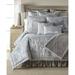 Thread and Weave Gray Linen Duvet Cover Set Polyester/Polyfill/Microfiber in Blue | Queen Comforter + 2 Standard Shams | Wayfair BELM-D-Q