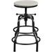 Williston Forge Solid Wood Adjustable Height Bar Stool Wood/Metal in Gray | 17.3 W x 17.3 D in | Wayfair C3B71858C7084843BDA62D0BEE48114B