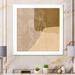 George Oliver Minalism Woman Line Art VI - Modern & Contemporary Canvas Wall Art Canvas, Cotton in Brown | 30 H x 30 W x 1 D in | Wayfair