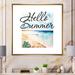 Highland Dunes Summer Seaside Art Illustration - on Canvas in Blue/Green/Orange | 30 H x 30 W in | Wayfair EE6AC07EBB704805BBF39EA394D06F8A